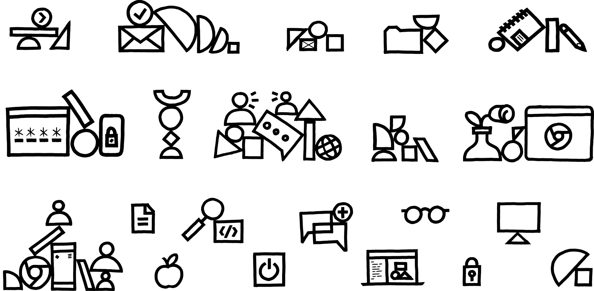 Illustrated frame design for a video presentation, featuring a 2020 dumpster fire graphic.