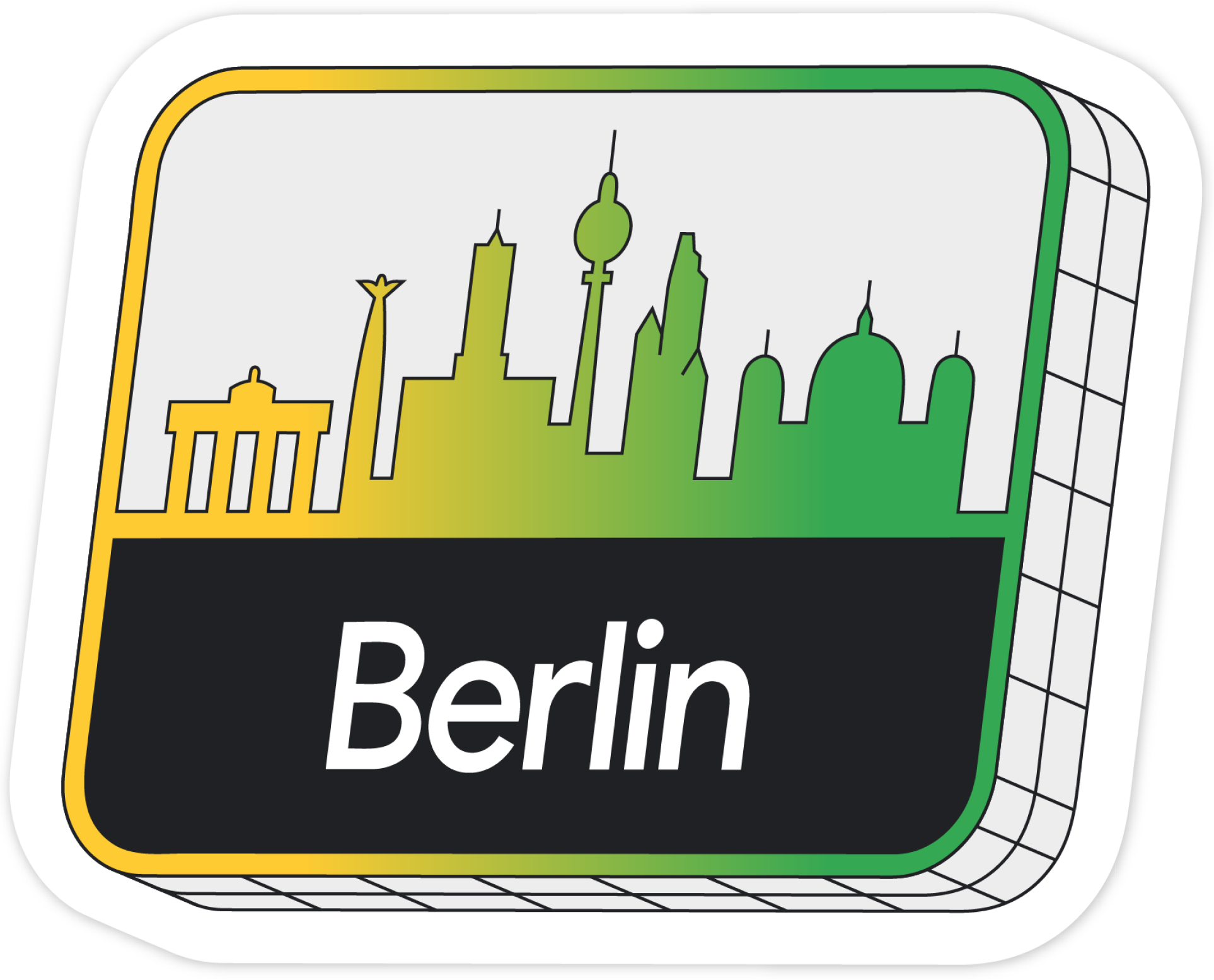 Unique badge created for Google I/O Connect in Berlin