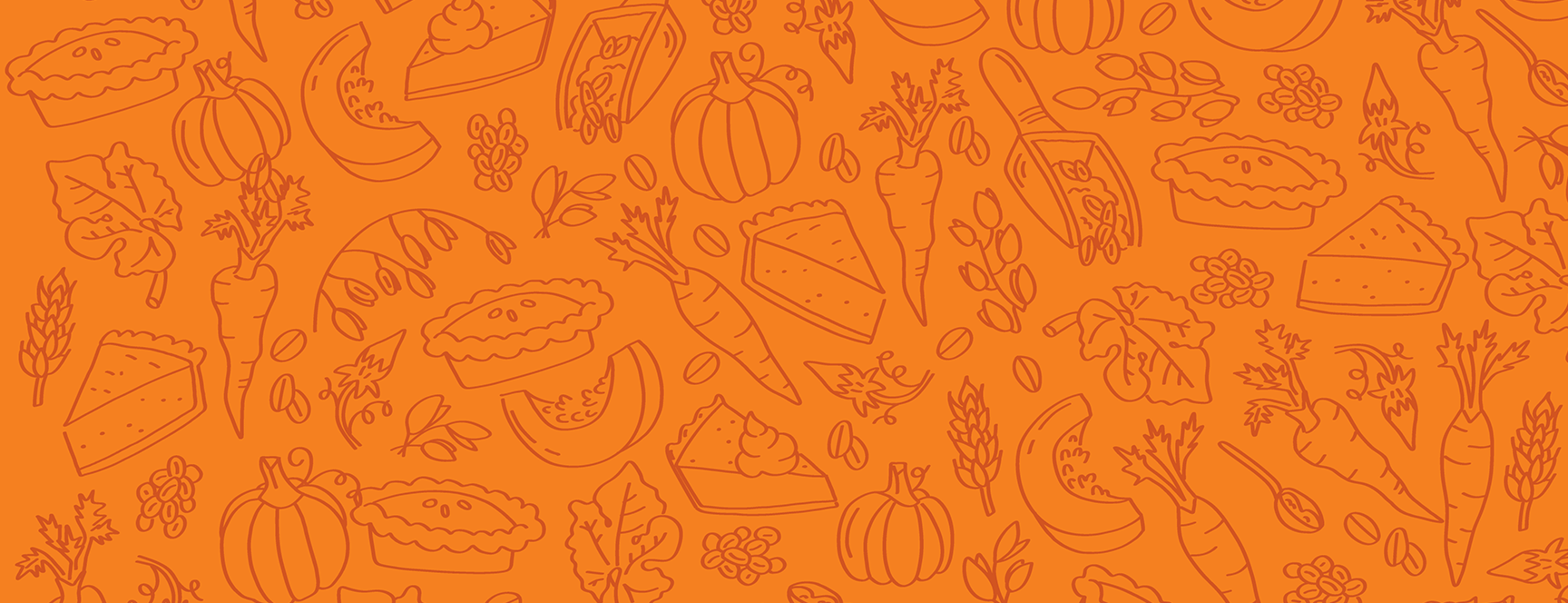 Custom background pattern illustrations for Piko Provisions, created by Ocupop